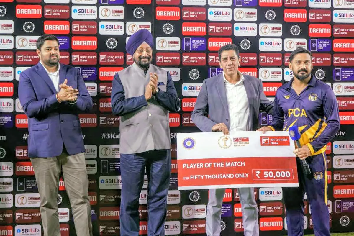 Anmolpreet Singh Becomes The Fastest Indian To Score a Century in List A Cricket