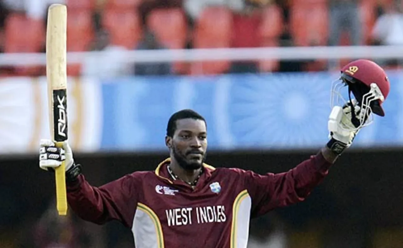 Chris Gayle has scored the most runs in the ICC Champions Trophy