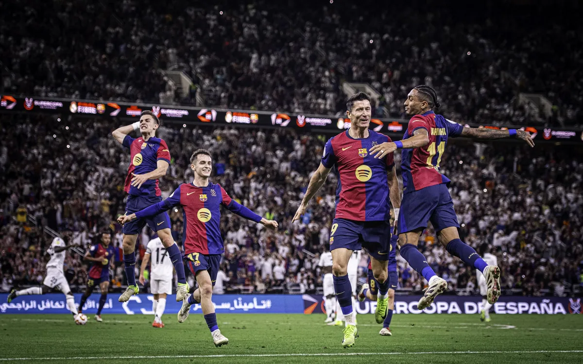 FC Barcelona Defeated Real Madrid To Win The Super Spanish Cup 2025 Title