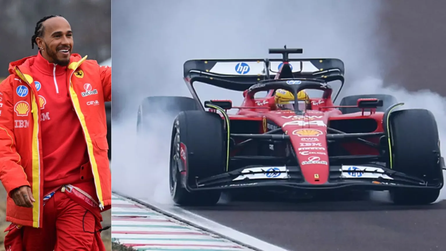 Lewis Hamilton Ferrari Testing Crash Incident Cause Revealed