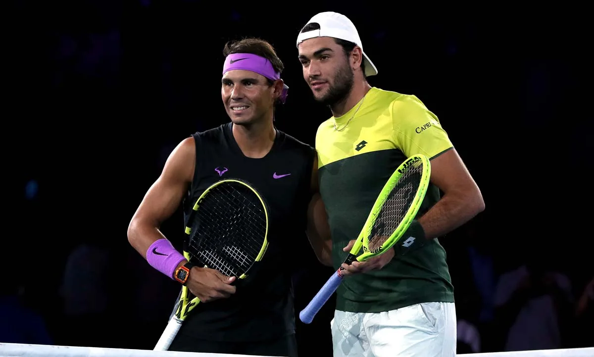 Matteo Berrettini Rafael Nadal in Australian Open 2022