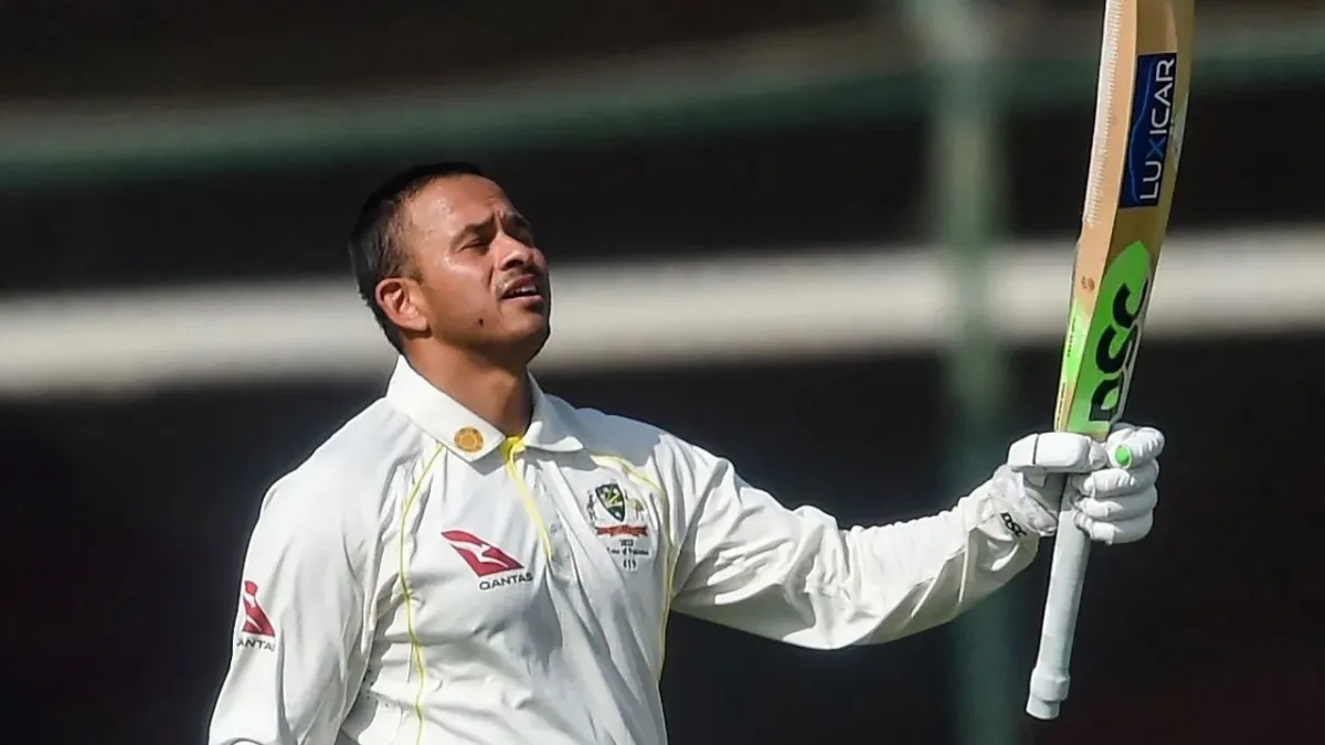 Usman Khawaja became the second Australian to score a double century at the age of 38
