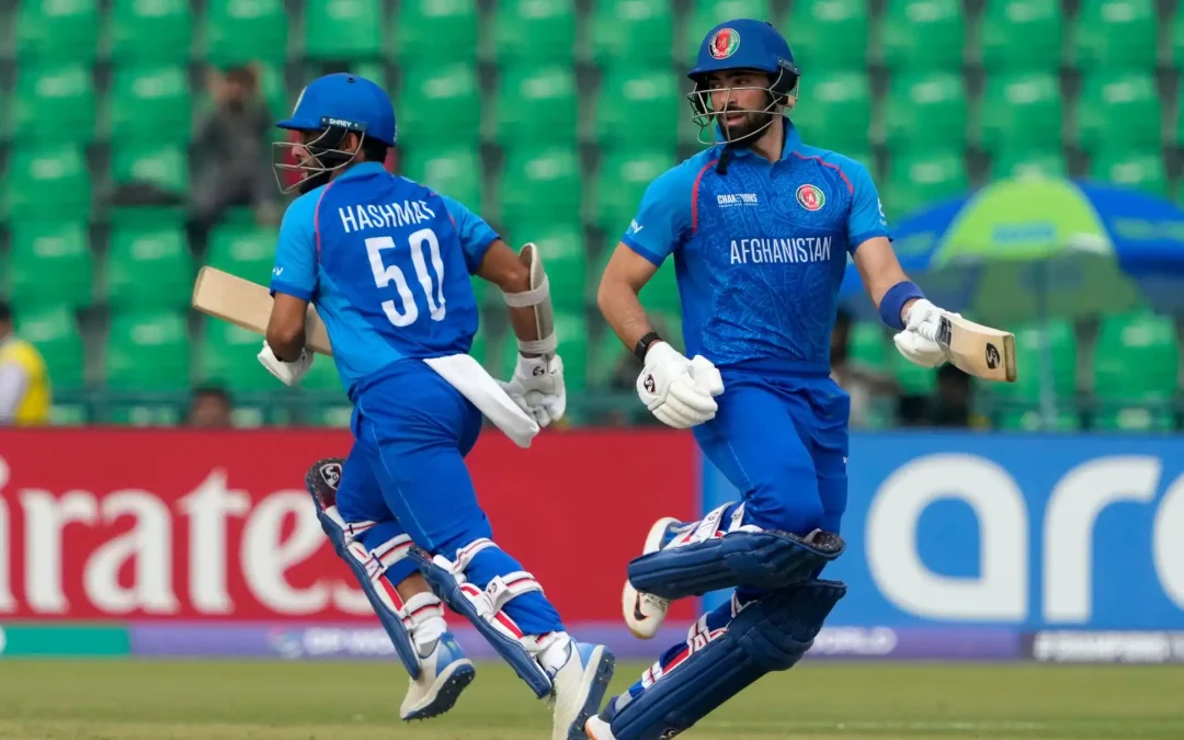 Ibrahim Zadran & Hashmatullah Shahidi, England vs Afghanistan, ICC Champions Trophy 2025
