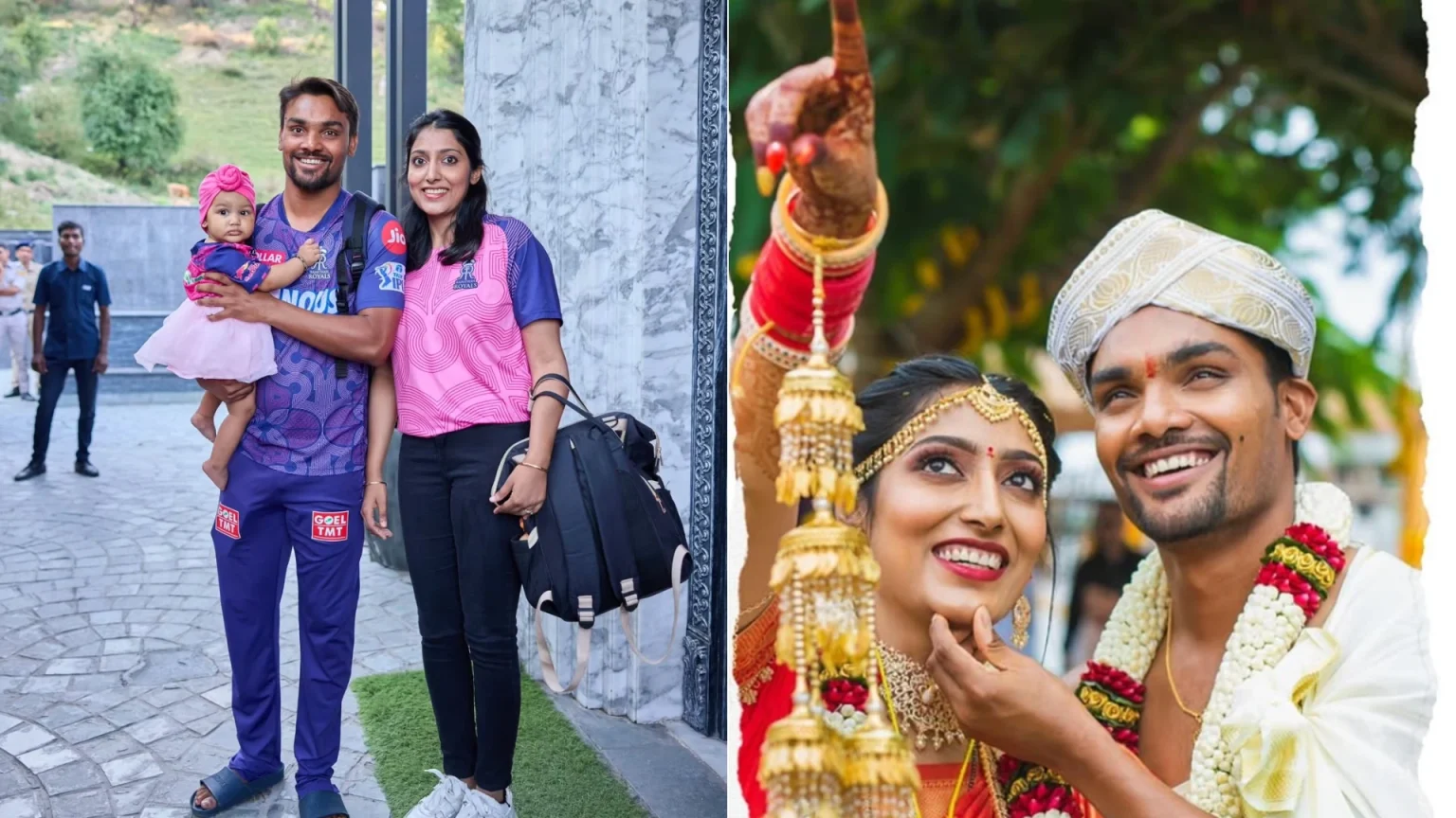 Rajasthan Royals Pacer Sandeep Sharma's & His Wife Tasha Sharma