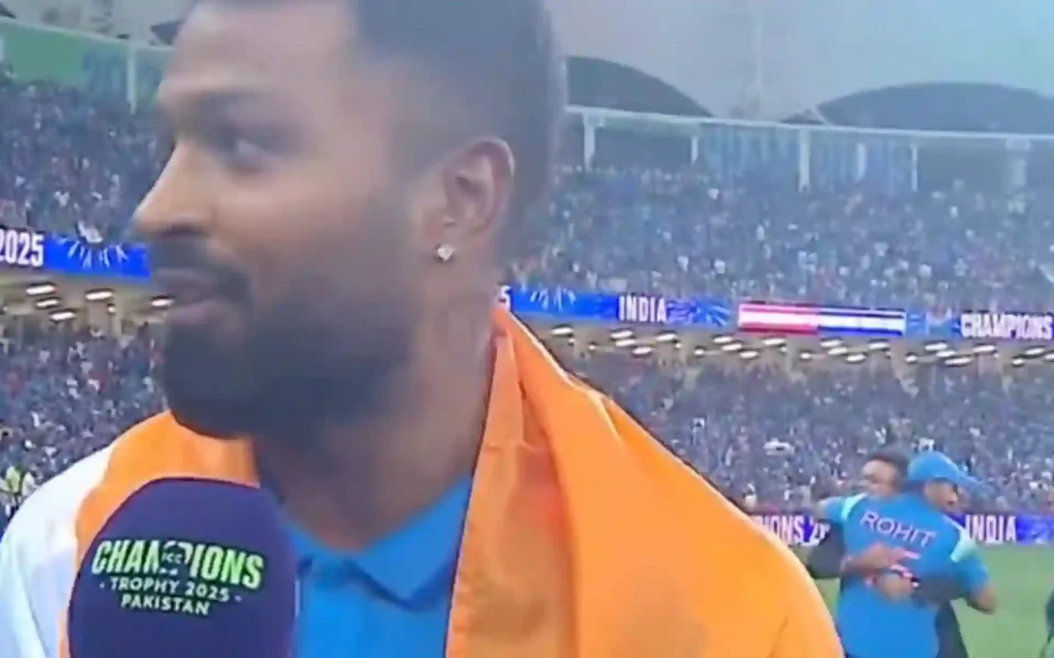 Rohit Sharma Hugs Jay Shah After Champions Trophy 2025 Victory