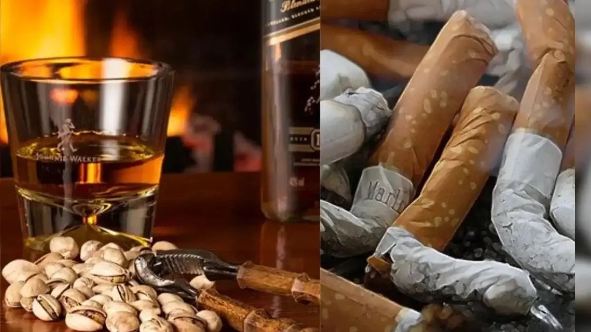 Tobacco and alcohol advertisement