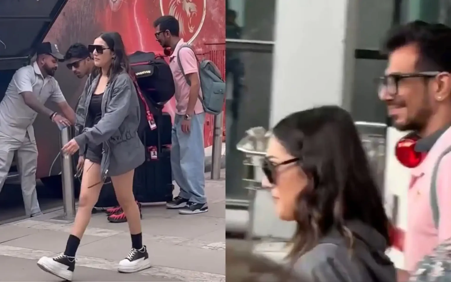 Yuzvendra Chahal And Rj Mahvash Spotted Together At Airport Fuel Dating Rumours