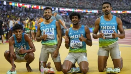 indian men 4x400m relay team