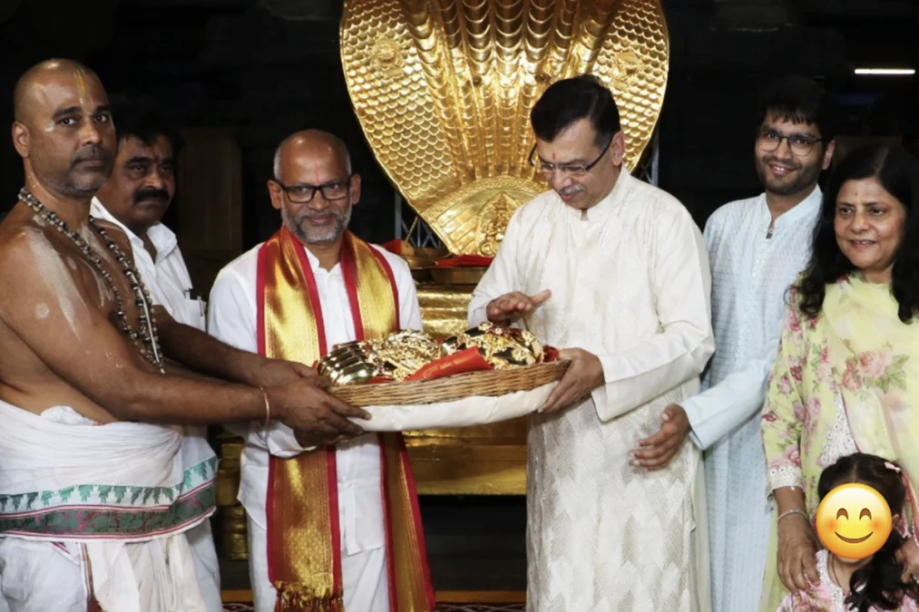 Sanjiv Goenka Donates 3.63 Crore Gold Ornaments at Tirupati Temple