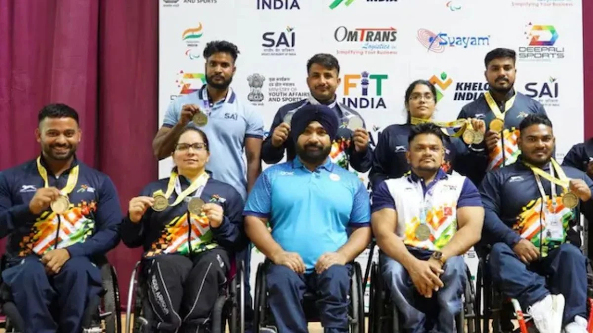 indian Para Powerlifting team 