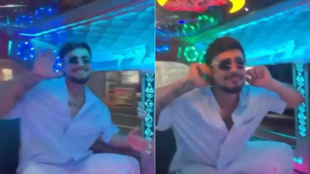Ishan Kishan Grooves to Bhojpuri Beats in a Rickshaw Ride