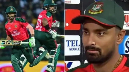Litton Das Highlights Team Effort in Bangladesh's Win Against Pakistan