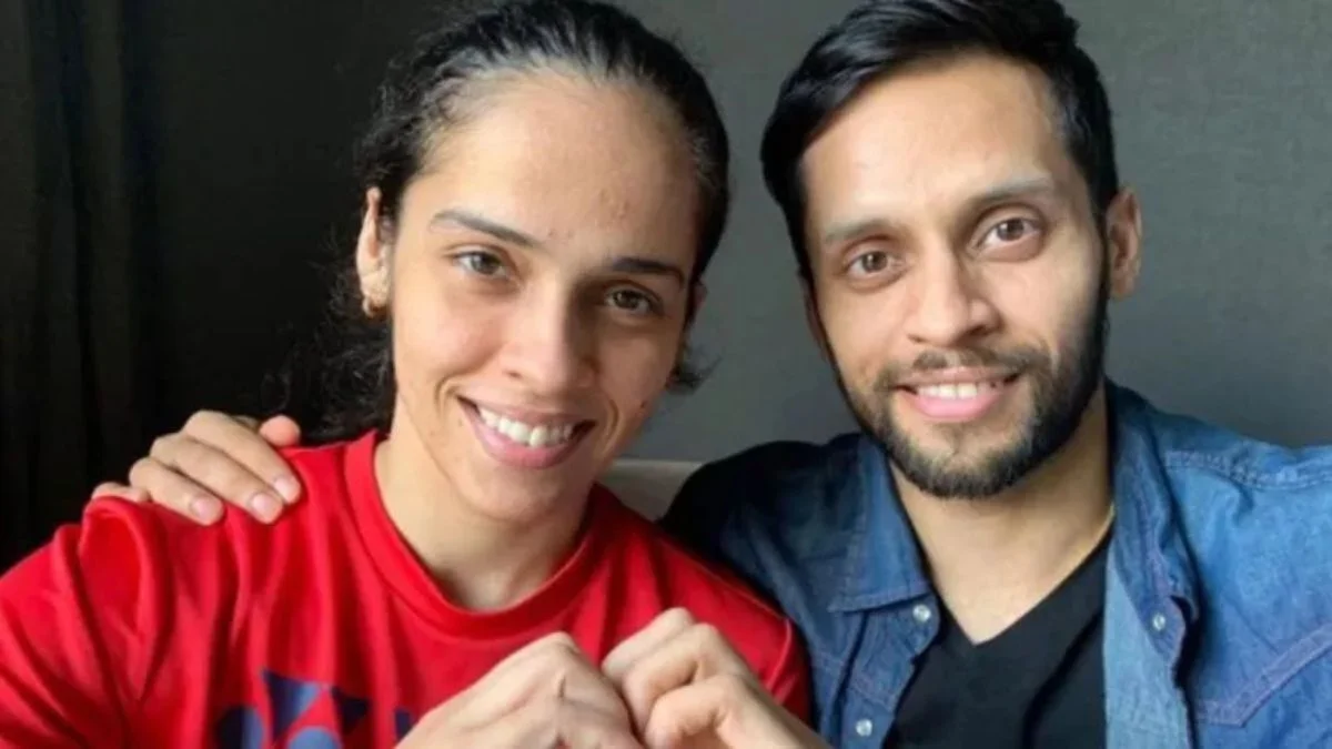 Saina Nehwal and Parupalli Kashyap 