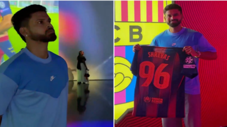 Shreyas Iyer Visits FC Barcelona