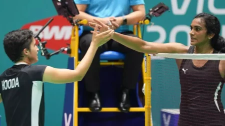 Unnati Hooda and pv sindhu