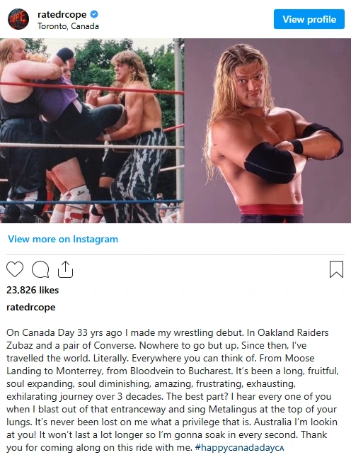 11-Time WWE Champion Edge Hints At Retirement After 33-Year Career