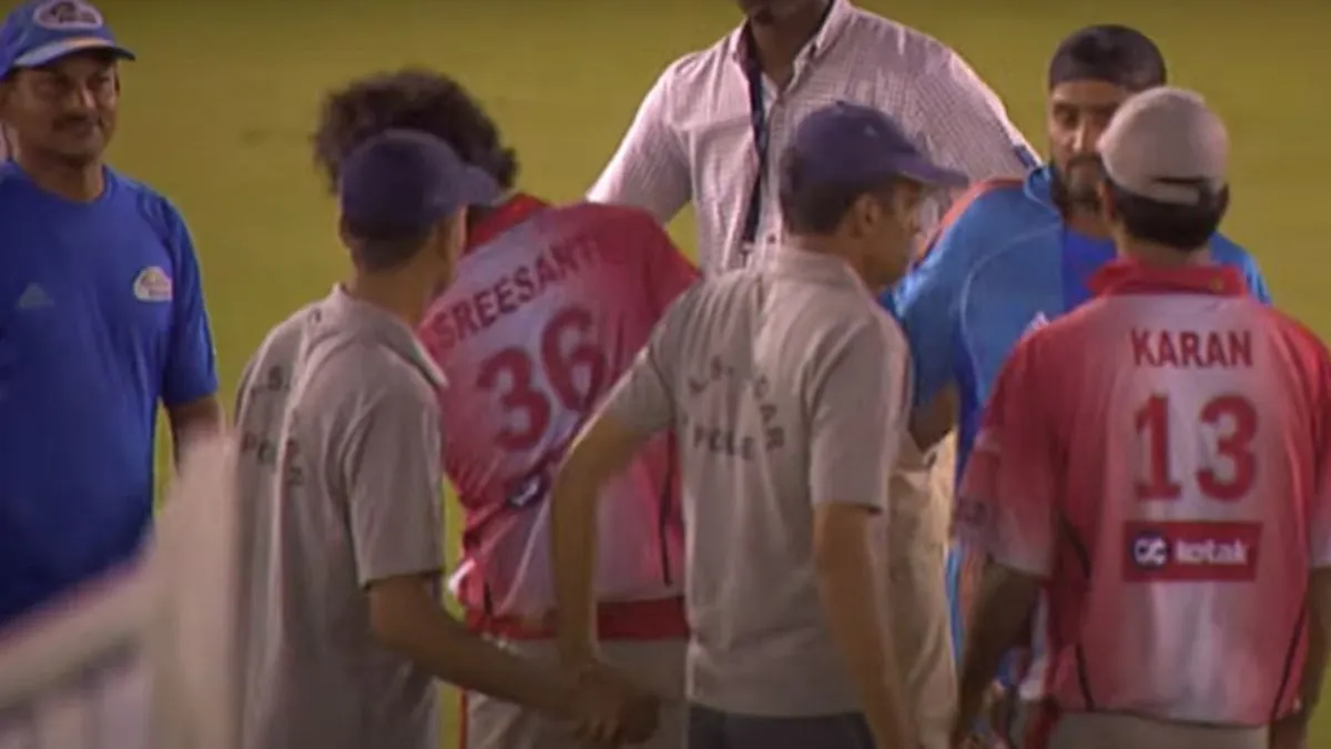 Harbhajan-Sreesanth Slap Incident Video