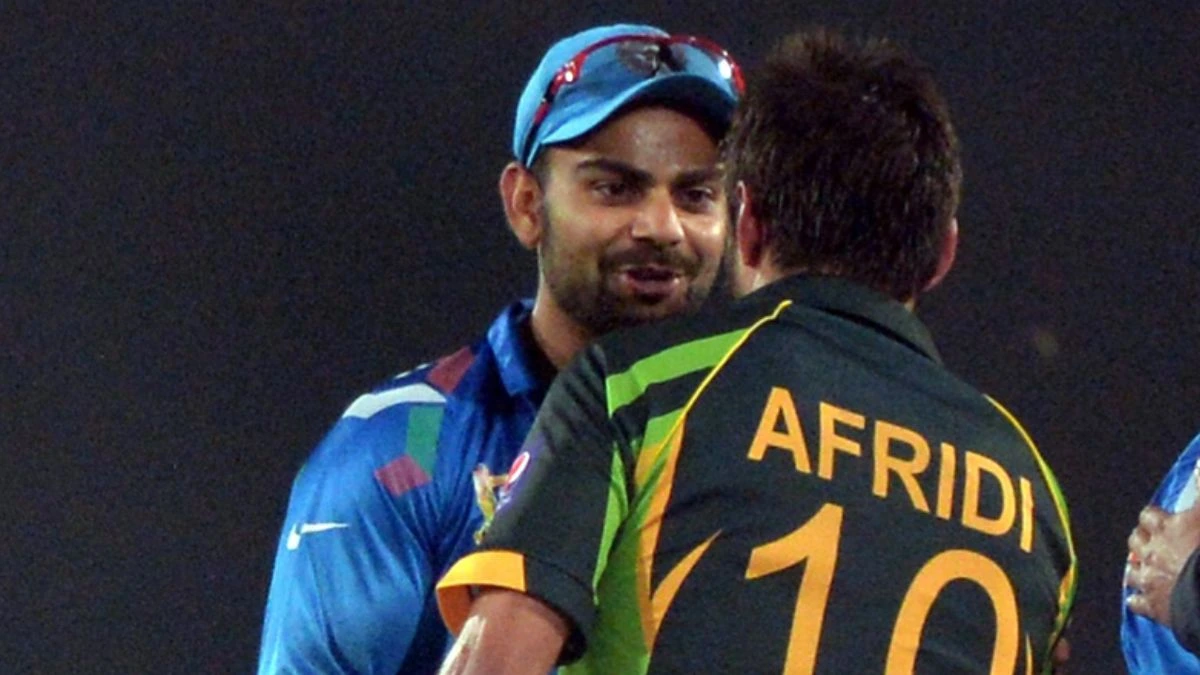 Afridi hit two sixes to Ashwin in the last over to help Pakistan win the Asia Cup