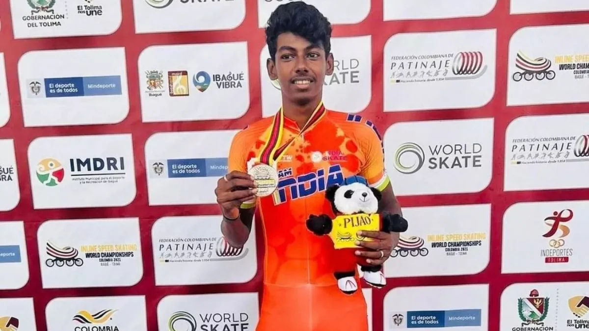 India Skating Gold: आनंदकुमार वेलकुमार के पहले स्पीड स्केटिंग वर्ल्ड चैंपियन बनने पर आया किरेन रिजिजू बयान Anand Kumar Velkumar