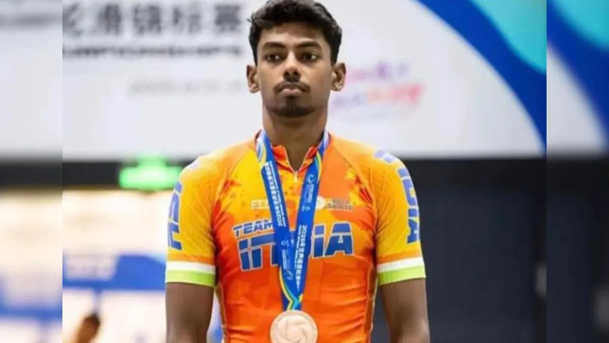 India Skating Gold: आनंदकुमार वेलकुमार के पहले स्पीड स्केटिंग वर्ल्ड चैंपियन बनने पर आया किरेन रिजिजू बयान Anand Kumar Velkumar