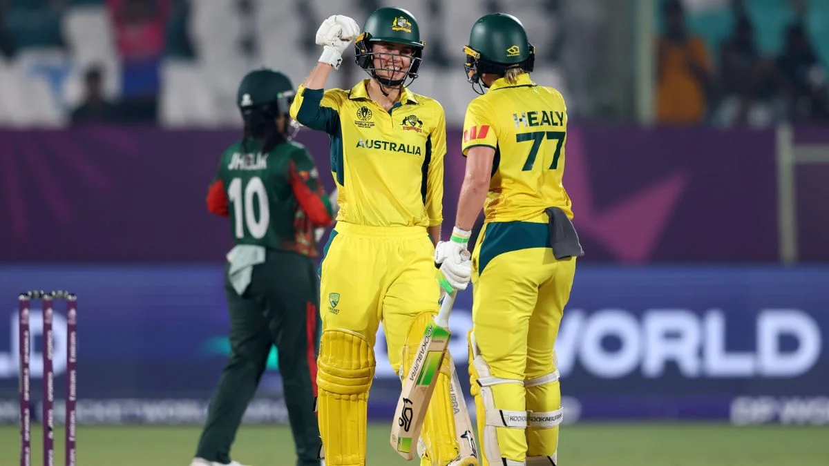 ICC Women world Cup: पॉइंट्स टेबल में हुआ बड़ा फेरबदल, इंग्लैंड को पछाड़ टॉप पर पहुंची ऑस्ट्रेलिया Australia women cricket team