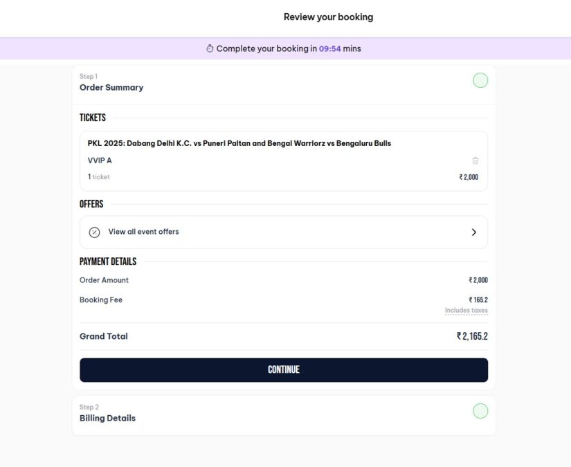 How to book PKL 2025 Chennai Leg Tickets