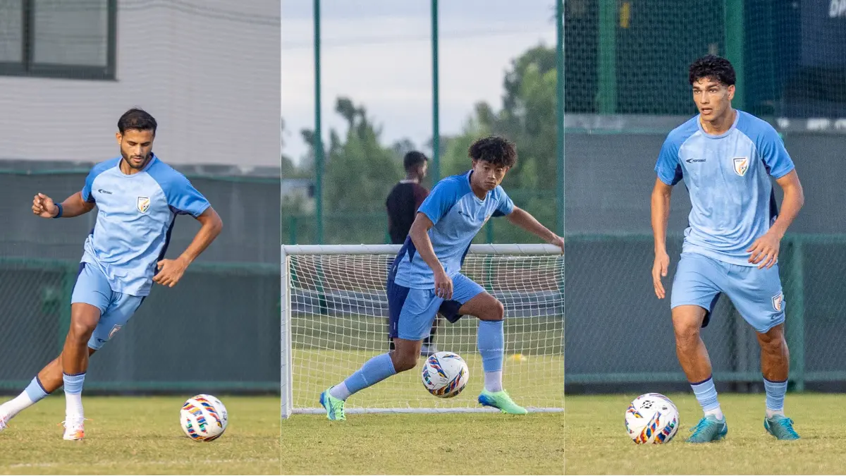 Indian Football: एशियन कप क्वालिफायर के लिए भारत की 23 सदस्यीय टीम घोषित, हेड कोच Khalid Jamil ने चुनी टीम Indian Football: एशियन कप क्वालिफायर के लिए भारत की 23 सदस्यीय टीम घोषित, हेड कोच Khalid Jamil ने चुनी टीम