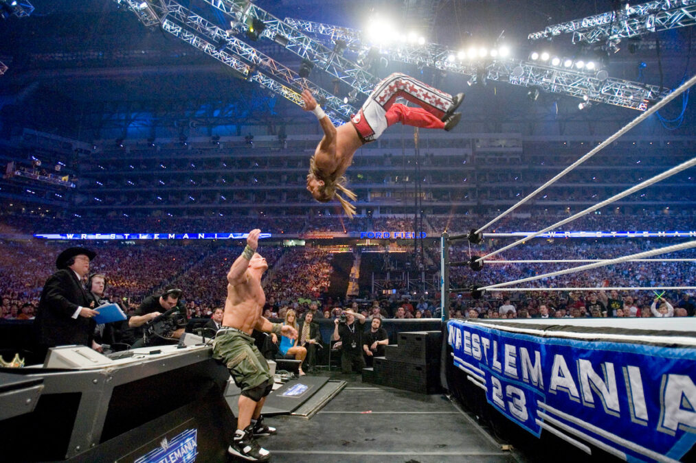 Cena clashes with “The Heartbreak Kid” Shawn Michaels in England 
