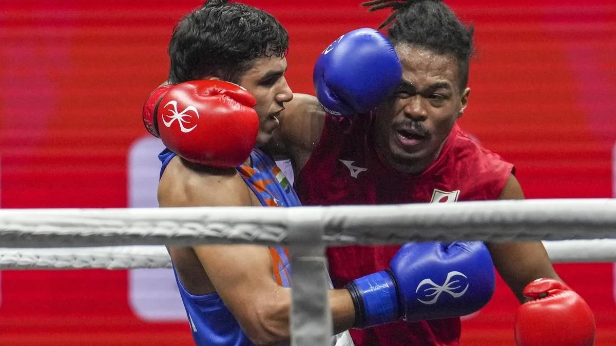 Boxing: विश्व कप फाइनल्स में भारतीय मुक्केबाजों का दबदबा, हितेश ने पूर्व विश्व चैंपियन ओकाजावा को हराया Indian boxer Hitesh Gulia