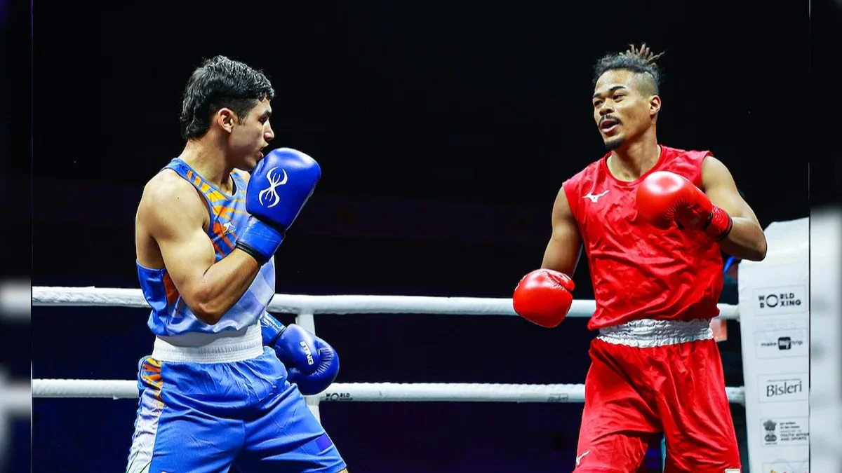 Boxing: विश्व कप फाइनल्स में भारतीय मुक्केबाजों का दबदबा, हितेश ने पूर्व विश्व चैंपियन ओकाजावा को हराया Indian boxer Hitesh Gulia