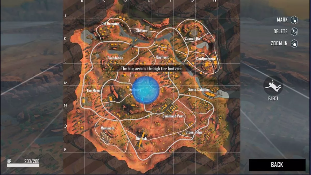 Free Fire के बेहतरीन लोकेशन Best locations in Free Fire