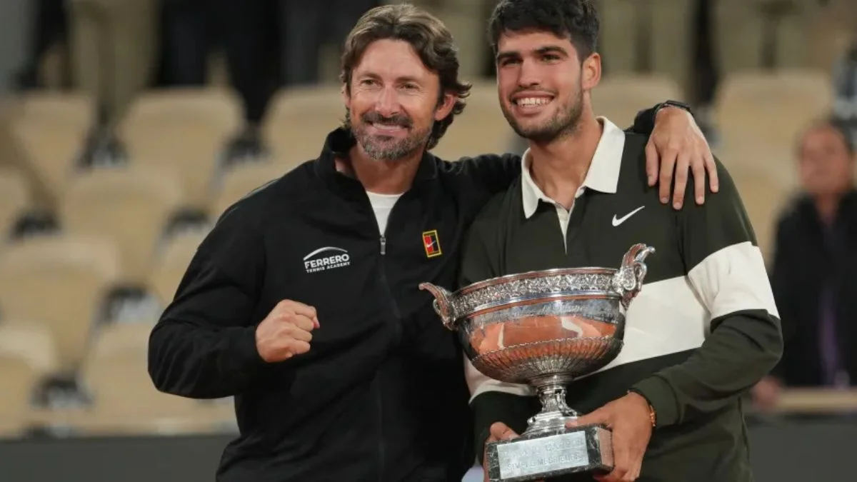 Carlos Alcaraz and Juan Carlos Ferrero 