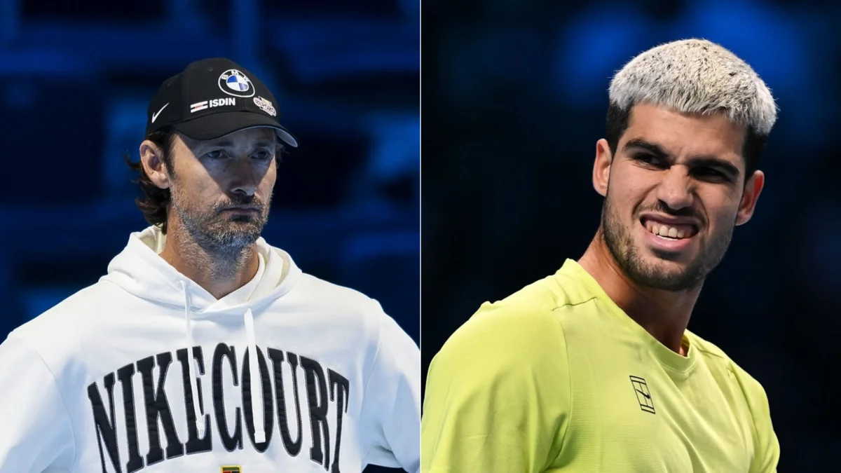 जुआन कार्लोस फेररो ने कार्लोस अल्काराज से अलगाव पर तोड़ी चुप्पी, बोले अब भी दर्द में हूं Carlos Alcaraz questioned over 'ridiculous' reason behind Juan Carlos Ferrero split