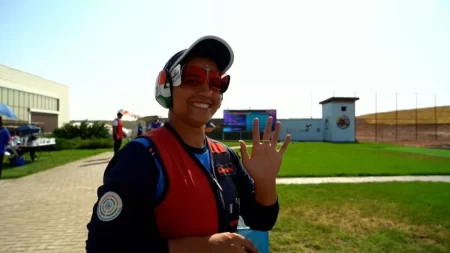 ISSF Shotgun World Cup में नीरू ढांडा और विवान कपूर ने ट्रैप मिश्रित टीम स्पर्धा में जीता कांस्य पदक Neeru Dhanda