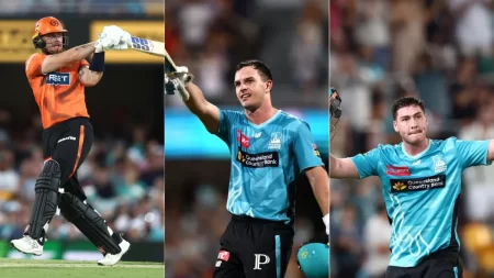 Perth Scorchers vs Heat Brisbane BBL 2025-26: ब्रिसबेन हीट ने किया 258 रनों का ऐतिहासिक रन चेज, मैच में बने कई बड़े रिकॉर्ड्स Brisbane Heat vs Perth Scorchers BBL match turned historic as Heat chased a massive 258 in just 19.5 overs. Matt Renshaw’s century powered the highest successful chase and record-breaking aggregate in Big Bash League history.