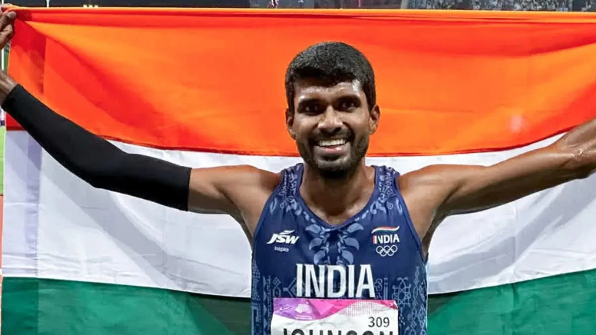 Athlete Jinson Johnson