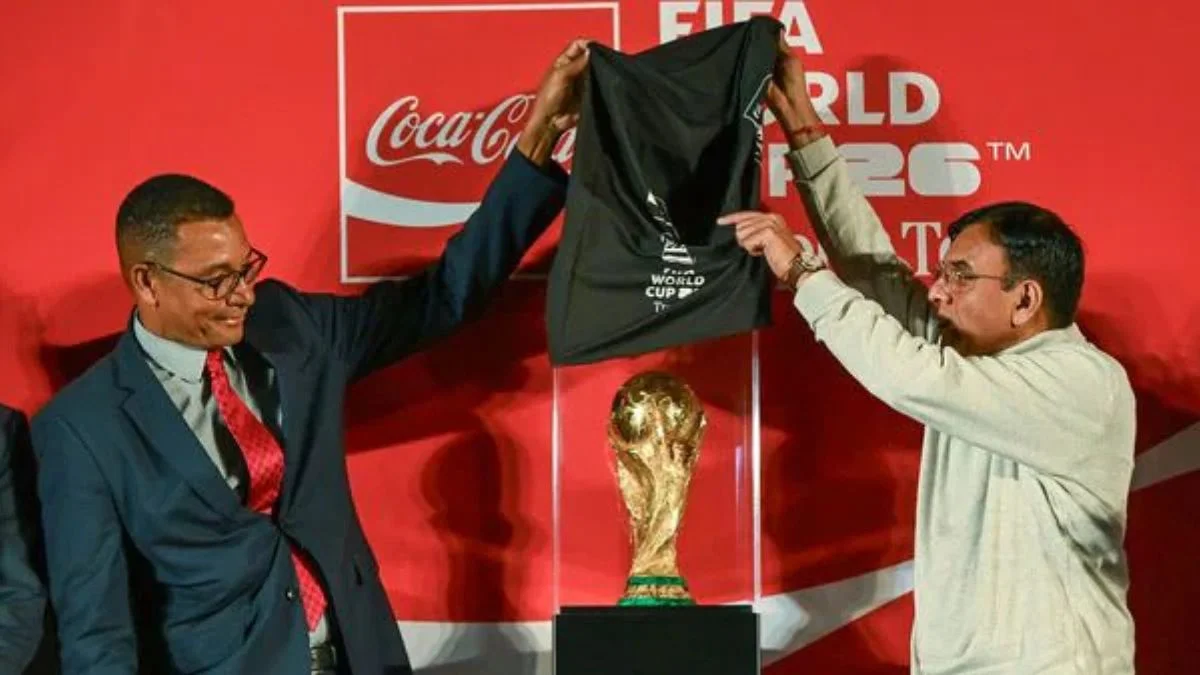 FIFA World Cup Trophy arrives in India 