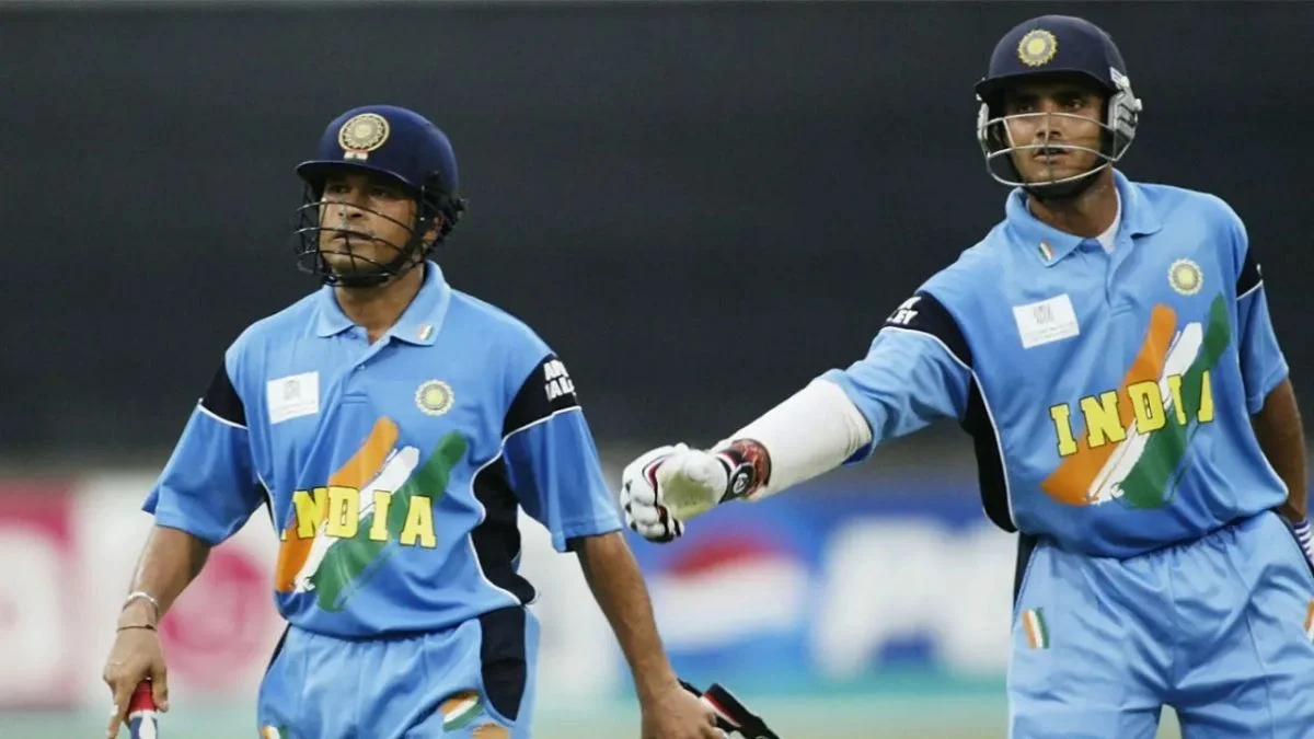 Sourav Ganguly and Sachin Tendulkar