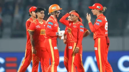 Gujarat Giants Women vs UP Warriorz Women WPL 2026 match action