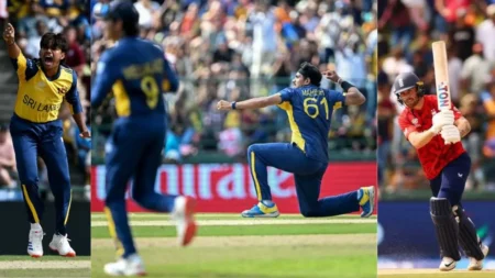 ENG vs SL: दुनिथ वेल्लागे और महिष तीक्ष्णा के आगे इंग्लैंड ने किया सरेंडर, श्रीलंका को दिया 147 का टारगेट England-vs-Sri-Lanka-first-Innings-Pitch-Report-T20-World-Cup-2026