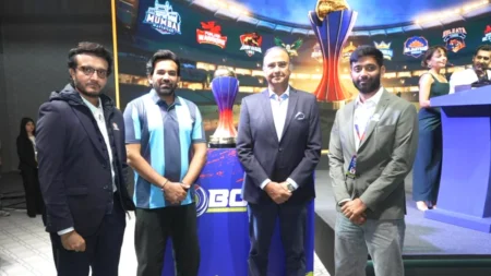 Sourav Ganguly and Zaheer Khan Launches BCPL Season 4 Trophy And Jersey
