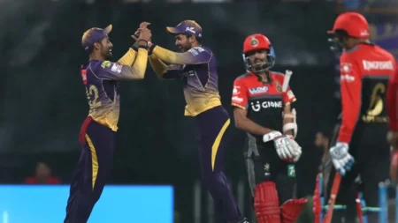 आईपीएल इतिहास में टीमों द्वारा बनाए गए 10 सबसे कम स्कोर Dejected RCB players walking off after being bowled out for a very low total, representing the lowest team scores in IPL history.