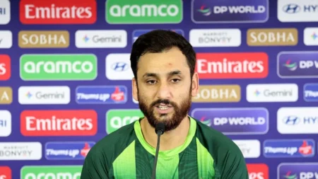 Salman Agha speaking in press conference before India vs Pakistan match in Colombo