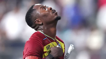 ENG vs WI: रदरफोर्ड की 76* रनों की तूफानी पारी के दम पर वेस्टइंडीज ने बनाया 196-6 का बड़ा स्कोर