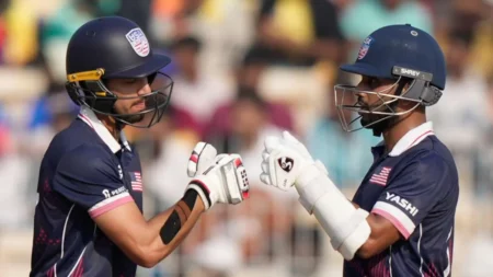 USA के T20 वर्ल्ड कप इतिहास में टॉप 5 सबसे बड़े टोटल USA team highest scores in T20 World Cup history