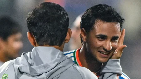 Gautam Gambhir and Abhishek Sharma in a practice session during T20 World Cup 2026