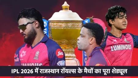 ipl 2026 RR full schedule matches fixtures