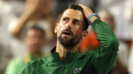 नोवाक जोकोविच मियामी ओपन 2026 से बाहर, टूर्नामेंट से वापस लिया अपना नाम Novak Djokovic withdraws from Miami Open 2026 due to shoulder injury