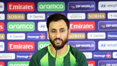 Pakistan captain Salman Ali Agha speaking after T20 World Cup 2026 exit