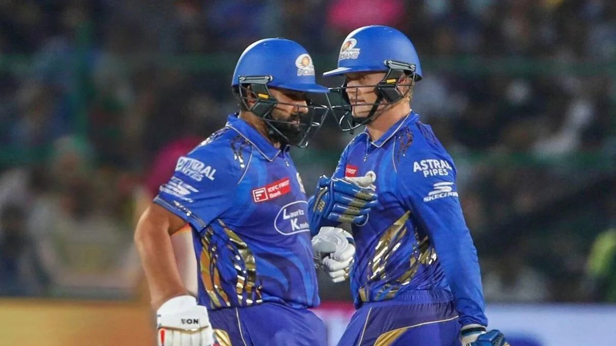 Rohit Sharma and Riyan Rickelton